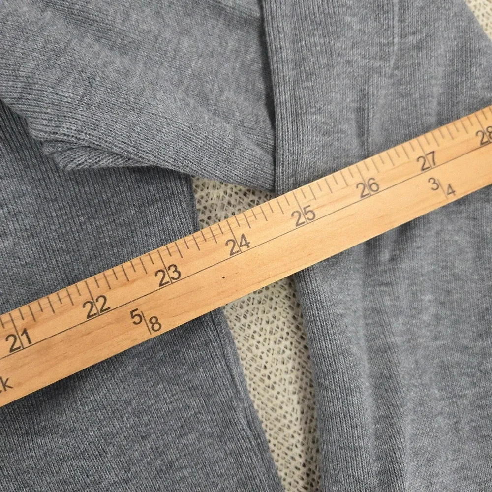 Polo Ralph Lauren Sweater Men Large Gray 1/4 Zip Mock‎ Neck Blue Pony Sweatshirt